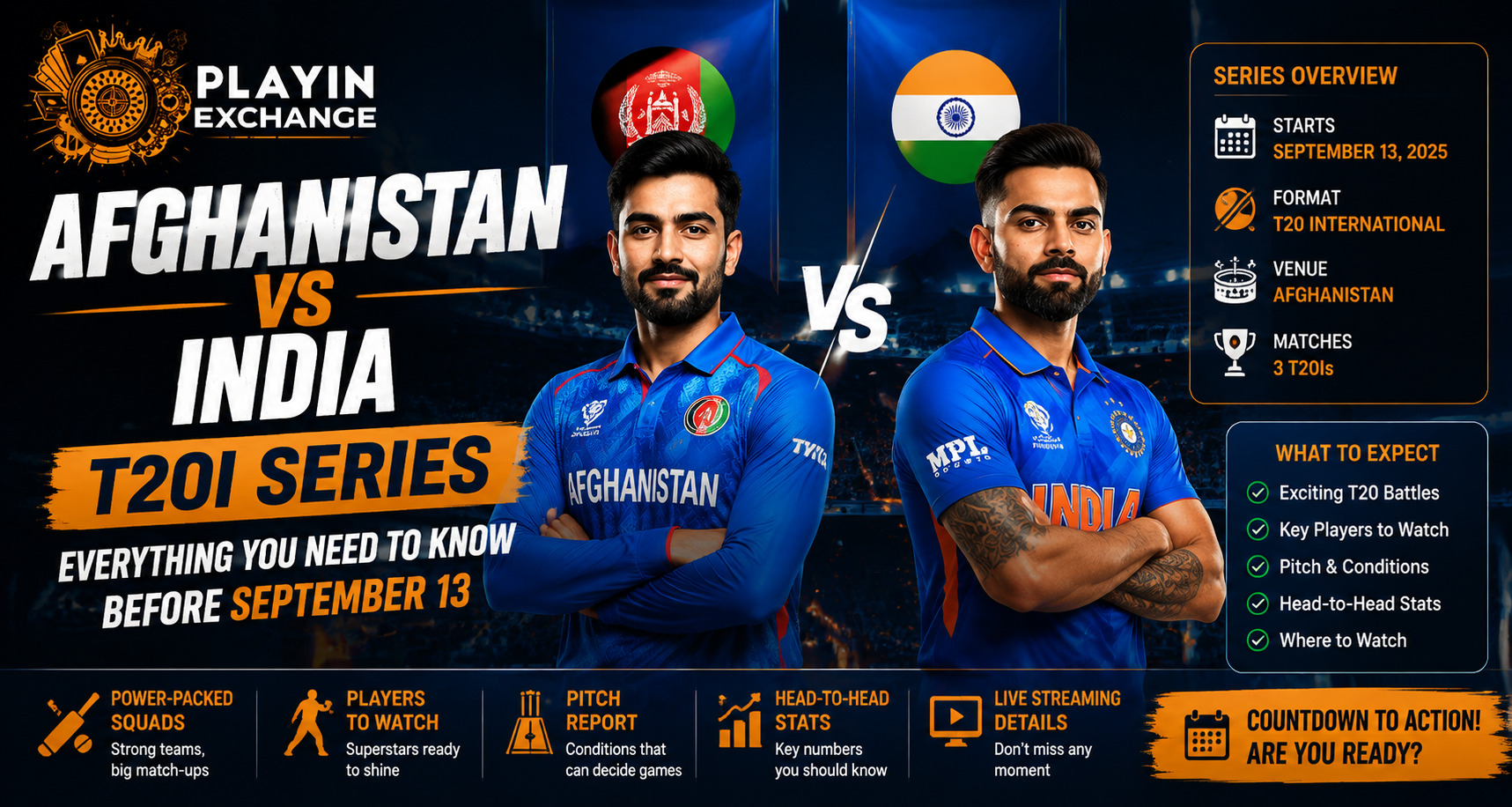 Afghanistan vs India T20I Series: Everything You Need to Know Before September 13