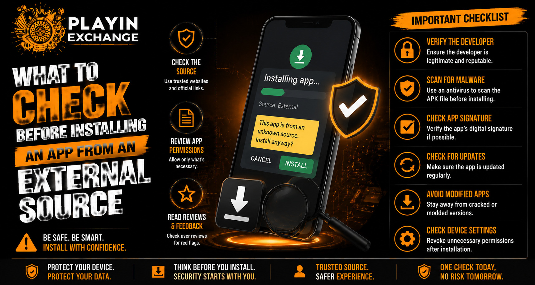 What to Check Before Installing an App From an External Source