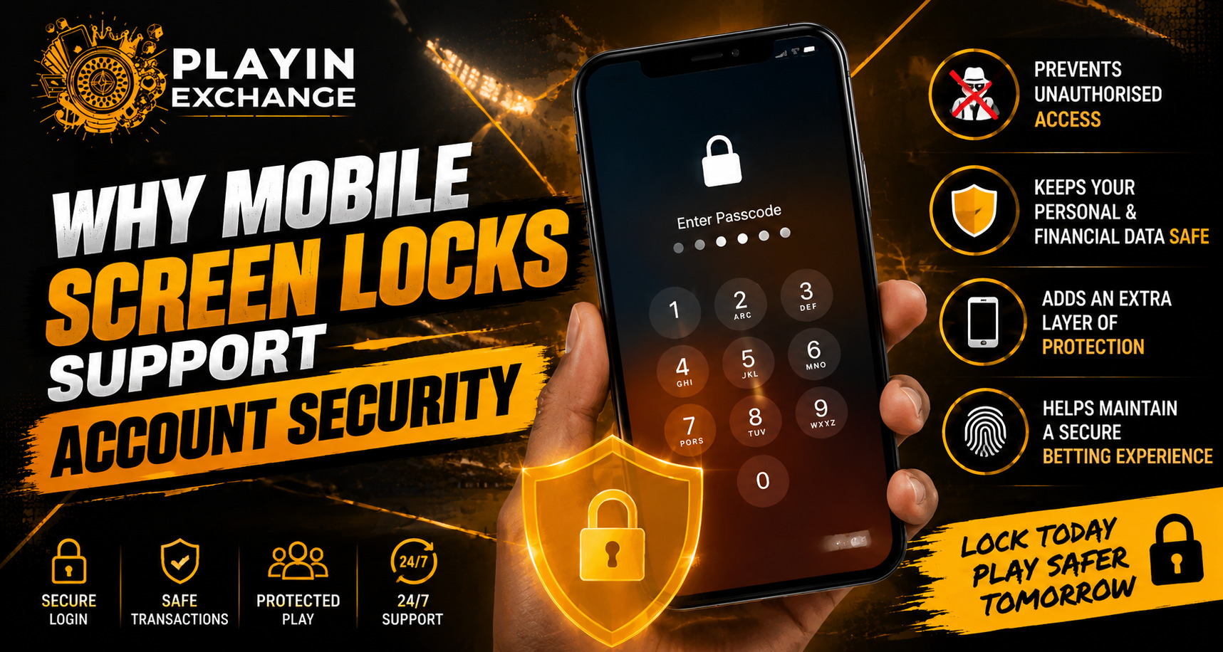 Why Mobile Screen Locks Support Account Security
